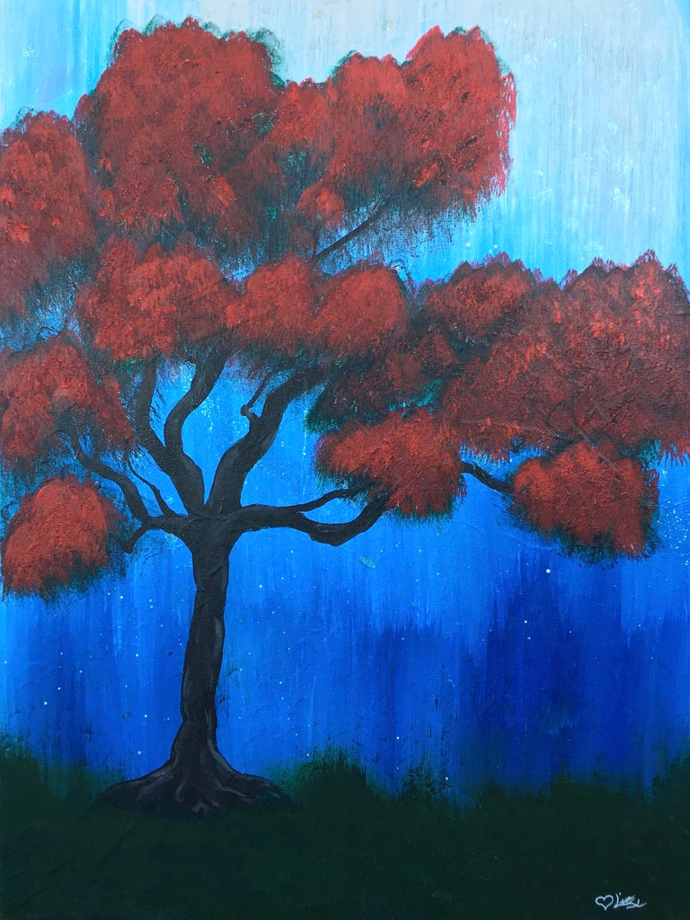 Red Leaves | Signed Original