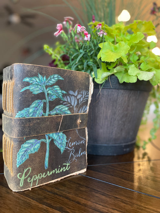 Hand-Painted Family Recipes or Gardening Journal