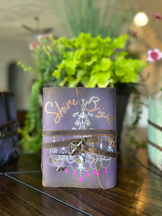Hand-Painted Shine Bright Chandelier Journal