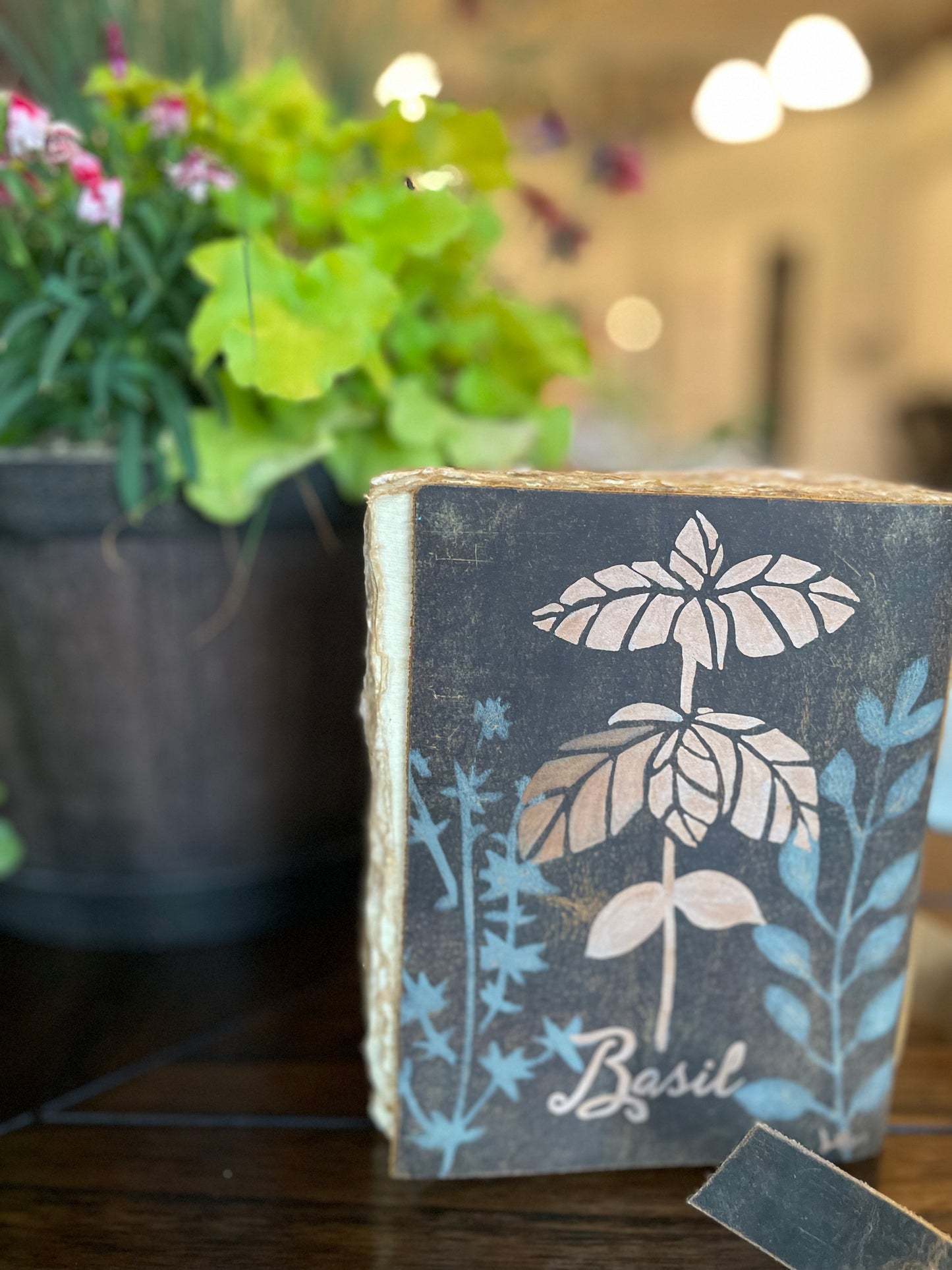 Hand-Painted Family Recipes or Gardening Journal